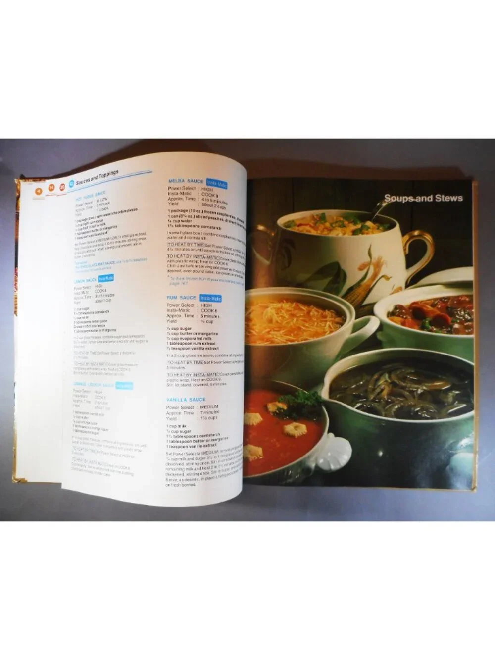 Quasar Microwave Cooking Insta-Matic & Variable Power (HC) Vintage Recipes 1978